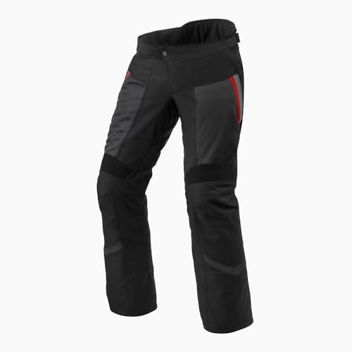 Revit Tornado 4 H2O wasserdichte Motorrad Textilhose, schwarz, Long L