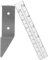 KITANDOVE 1 Set Regenmesser Halterung Regenmesser Draußen Terrasse Regenmesser Praktischer Regenmesser Regenmessmesser Wassermesser Für Regen Draußen Regenmesser Silber Edelstahl