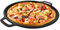 ZOFUN Cast Iron Pizza Pan, 30 x 36 x 2.6 cm Round Oven Trays Non Stick, 12 Inch Cast Iron Skillet Pan with Double Handles, Pizza Oven Skillet Pan for Tortillas, Baking Stove, Oven, BBQ