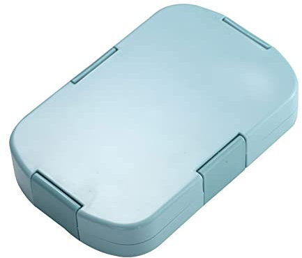 WALFREW Contenitore Termico per Alimenti 920ml Portable Lunch Box Multi-Grid Bento Box Food Storage Leak Proof Microwave School Lunch Box