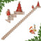 Climbing Santa Advent Calendar, Santa Claus Climbing Ladder Countdown To Christmas Calendar, Santa Climbing Stairs Home Decor, Christmas Decorations Ornament For Bookshelf