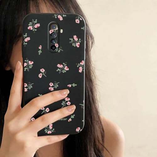 QIODAYI Compatible con Realme X2 Pro | Funda TPU y Silicona con Pequeñas Flores Aromáticas