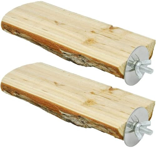 Papageienkäfig Barsch, Holz für Vögel (2 Packungen)