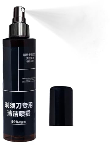 Rasierer Reiniger - Rasierapparat Reinigungslösung - 200ml Reinigungslösung Für Heimsalon Herren Friseur Pflege Hygiene Wartung,Frisör Salon Hygiene Wartung