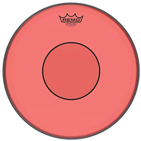 Remo Drumhead Colortone Powerstroke 77 Clear – Red – 14 – P7-0314-CT-RD