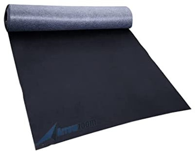 Arrowzoom New 0.1 x 100 x 50 cm Black Mass Loaded Vinyl Soundproofing Acoustic Barrier Sheet AZ1146