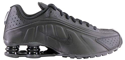 Nike Nike Shox R4, Herren Leichtathletikschuhe, Schwarz (Black/Black/Black/White 44), 44.5 EU
