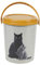 11L Large Animal Pet Cat Dog Food Cracker Storage Jars with Lids and Carry Handle - 2 Designs Available (Cat)