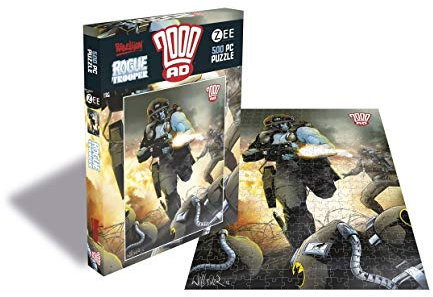 Zee Productions 2000AD Puzzle - Rogue Trooper - 500 Piece Jigsaw Puzzle - Officially Licenced - Perfect for Adults and Family
