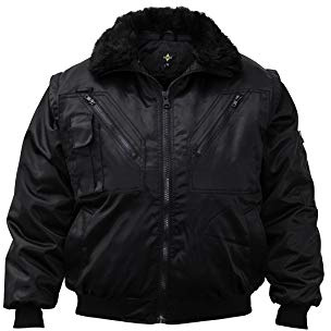 Korntex Pilotenjacke Arbeitsjacke Wasserdicht Winddicht Schwarz - M