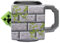 Minecraft - Taza de cerámica (650 ml, taza de café, 650 ml, taza de fantasía, taza de café, mercancía juego 3D, mercancía de videojuegos