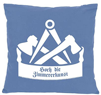 Spaß Kostet Kissenbezug Kissenhülle Dekokissen Hülle Zimmermann Hoch die Zimmererkunst 40 x 40 cm