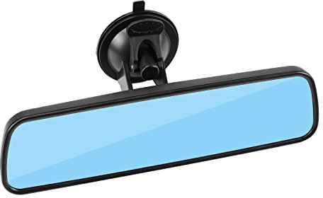 Blendfreier Auto Rückspiegel für den Innenbereich Universal Panorama und Weitwinkelspiegel mit Saugnapf für Auto und Boot.