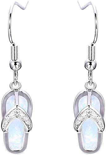 Ohrringe Schmuck Geschenk Sommer Strand Frauen Flip Flops Anhänger Haken Ohrringe Schmuck Geschenk Medium andere Edelsteine, Medium, Andere Edelsteine