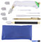 Tanstic 13Pcs Glass Cutting Tool Kit, Pistol Grip & Pencil Style Glass Cutter, 3 Sizes Cutter Heads(2-20mm), Tungsten Scribe Pen, Oil Dropper, Screwdriver with Blue Storage Bag for Glass Cutting