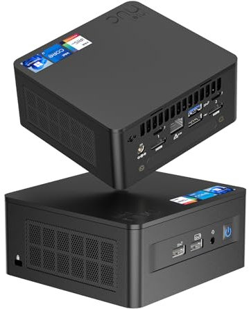 Intel NUC 13 PRO NUC13ANHi5 Arena Canyon, 16 GB RAM, 1 TB SSD, Intel Core i5-1340P, Windows 11 Pro Mini Desktop-PC, 8K/4K UHD, Gigabit Ethernet/WiFi-6/VESA für Arbeit/Büro/Zuhause