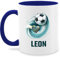 Tasse Tassen 325ml - Fußball Schuss Cool Fußballfan | Fußballgeschenkideen - 325 ml - Dunkelblau - namenstasse junge geschenke für fussballfans fussball leon glühweintassen