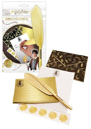 Harry Potter Schreibset Hogwarts, Enthält Stempel, Papierbögen, Umschläge und Stift