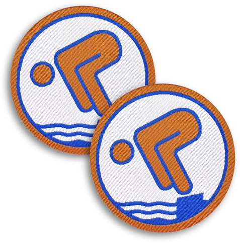 Seepferdchen® 2er Set offizielles Bronze Schwimmabzeichen zum Aufbügeln | DSA Bronze Abzeichen | bügelbeschichtet