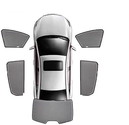 DLXYZML Parasol Coche para Seat Arona,Malla de Nailon Magnético Parasol Coche Ventana Lateral Coche Sun Shade Boquear los Rayos UV y Calor Accesorios Coche,5pcs