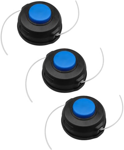 Rasentrimmerkopf Rasenmäher Für 122LDX 124L 125L 125LDX 128L 128LD T25 Rasentrimmerkopf, Ersatz Für Hus Varica 966674401, Automatischer Vorschub Hahnkopf Advance Gerader Schaft, 3 Stück