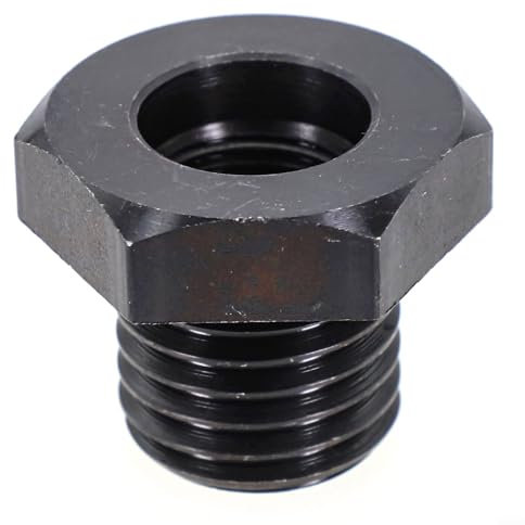 Oniissy Adaptateur de mandrin de tête de tour à bois 2,5 cm – 8TPI vers 3/4 × 16 coupeurs, adaptateur de mandrin de tour à bois, adaptateur de mandrin de broche de tête de tour à bois