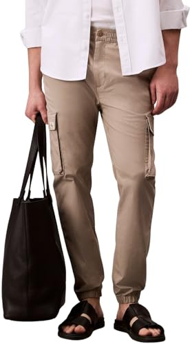 Calvin Klein Herren Cargo Hose Elastic Ripstop Skinny Fit