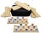 MIDOLITE Rummy Cube 8 Player Edition with 8 Wooden Racks, Rummy Cube Game with Case 8 Players with Portable Case 214 Tiles Rummy Cube Travel Game Set for Family Adults Kids
