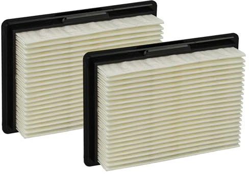 vhbw 2x Flachfaltenfilter Ersatz für Bosch 3165140790185 | 4059952008400, 1.600.A00.2PS, 2607432046 für Staubsauger - Filterelement