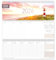 Häfft® Wochen-Tischkalender 2026 quer Leuchtturm 1 Woche 2 Seiten, Schreibtisch-Kalender mit Sprüchen, Wochenkalender 29,7 x 11,6 cm - nachhaltig & klimafreundlich