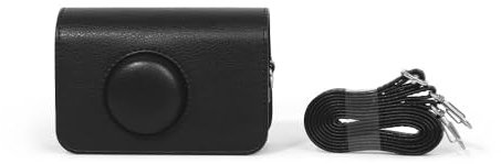 Storage Bag for Kodak H35/F9, Dust-Proof and Anti-Scratch Solid Colour PU Leather Portable Carrying Case for Kodak F501 Film Camera Protective Accessories (Black)