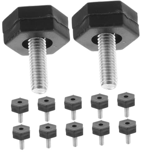DIYEAH 12stücke Verstellbare Nivellierfüße Für Möbel rutschfeste Fußstützen Zum Einschrauben Robuste Möbelgleiter Für Standfläche
