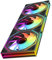 TZMRIT Prism 6MAX RGB PC Fan 120 mm Pack of 3 [Rectangle Infinity Mirror MAX] [1850±10% RPM] 5V3PIN ARGB and 12V4PIN PWM Fan Black