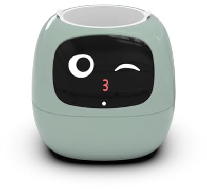 Booso Robot Inteligente para Macetas, Mantenimiento de Plantas, Personalización, Robot Inteligente, Interacción con Expresiones Ricas, Regalo de Compañía, C
