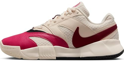 Nike Court Lite 4 Damen Tennisschuh, Pale Ivory/Team Red-Sail-Black, 40 EU