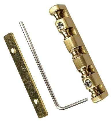 Cejuela de guitarra Reemplazo de cejuela de latón ajustable de 45 mm para bajo eléctrico de 5 cuerdas