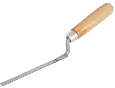 Brick Jointer Tool, 1cm Pointing Trowel for Brickwork and Repointing - Cement, Mortar, Grout applicator for Patio, Concrete Slabs, and Tuck Pointing