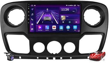 Android 15.0 Autoradio Stereo Navi mit 4G 5G WiFi DSP Carplay Android Auto für Opel Movano 2010-2019 Sat GPS Navigation 10 Zoll MP5 Multimedia Video Player,M500s