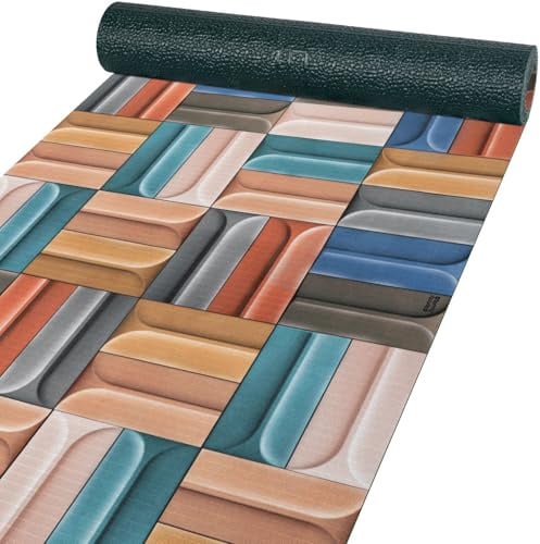ANRO Küchenläufer Teppich Läufer Flur Küchenteppich rutschfest Küchenmatte abwaschbar Flurläufer pflegeleicht zuschneidbar Nuvia 180 x 52 cm