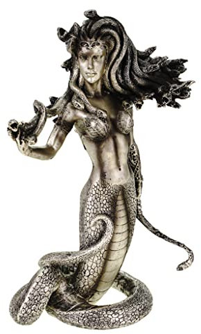Vogler 766-7296 Statue der Medusa bronziert 20 cm Gorgone Perseus Griechenland