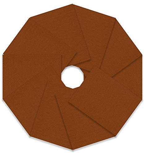 Trimits Craft Felt, 10 Pack, Gingerbread