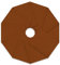 Trimits Craft Felt, 10 Pack, Gingerbread