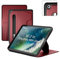 ZUGU iPad 10.2 Hülle 2021/2020 / 2019, schlanke Schutzhülle für die iPad9/8/7, 8 Winkel-Ständer magnetisch, Stifthalter, Auto Sleep/Wake UP [ Kirsche Rot ]