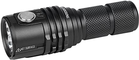 IMALENT MS03 Hellste EDC Taschenlampe 13000 Lumens, Kleine Taktische Taschenlampe Verwendet 3 Pcs CREE XHP70.2 LEDs, Led Taschenlampe USB Aufladbar für Polizeidienstarbeit und Notfall