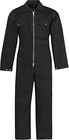STØRVIK Kinder Rallye-Kombination BW Arbeitsoverall Rallyekombi - Schwarz - Größe 80/86