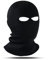 SKHAOVS Sturmhaube mit 2 Löchern,Gestrickte Sturmhaube für Damen und Herren, Winter Skimaske, Balaclava, Warm Gesichtshaube Schwarz Vollgesichtsmaske, Einheitsgröße, für Outdoorsports (Schwarz)