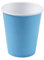 Nupik Gobelets en carton bleu de 290 ml