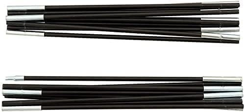 COMMOUDS Strand Zeltstangen 2 Stück Set, 8.5MM Leichtgewicht Zeltstangen Ersatz für 4 Personen, Ersatzstangen aus Fiberglas Strand Zelt Zubehör