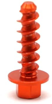 LoRier 10 pz CNC in Alluminio Vite Autofilettante Bulloni Kit for Fe Te FC TC FX TX for KTM EXC EXCF XC XCF XCW SX SXF 2004-2022 (Color : 10Pcs Orange)