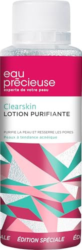 Eau Précieuse - Reinigende Lotion Clearskin Special Edition - Pflege für zu Akne neigende Haut - Dreifache Wirkung: reinigt die Haut - strafft die Poren - entfernt überschüssiges Talg - 375 ml